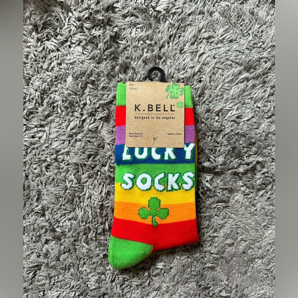 K.BELL St. Patrick’s Day Socks
